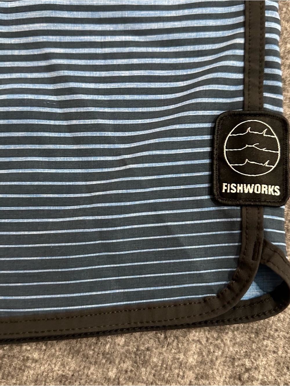 Fishworks Quad Stretch Board Shorts Men's Size 34 Blue Fishing Surf Swim Shorts - Picture 2 of 6